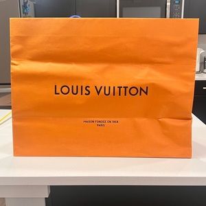 XL Louis Vuitton Orange Shopping Bag 🧡